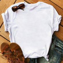 Load image into Gallery viewer, TJCJFO Funny Sleeping Lazy Egg Print Graphic T Shirts Women Gudetama Tshirt Tee Shirt Femme Camisas Mujer Top Clothes