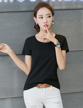Load image into Gallery viewer, 2020 tshirt  women t shirt brown  friends new hot style letter friends print short   sleeve  t-shirts Europe
